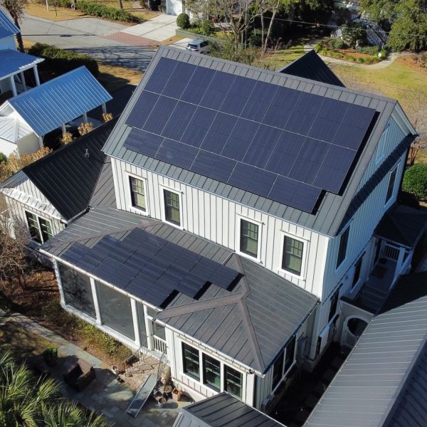 Solar roof installation