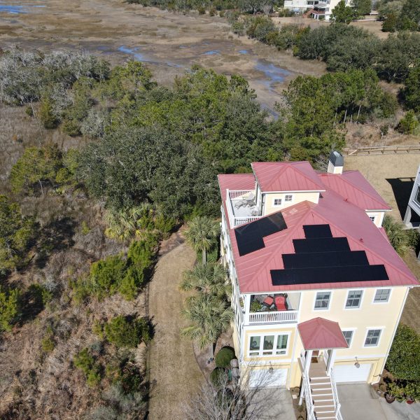 Solar roof installation