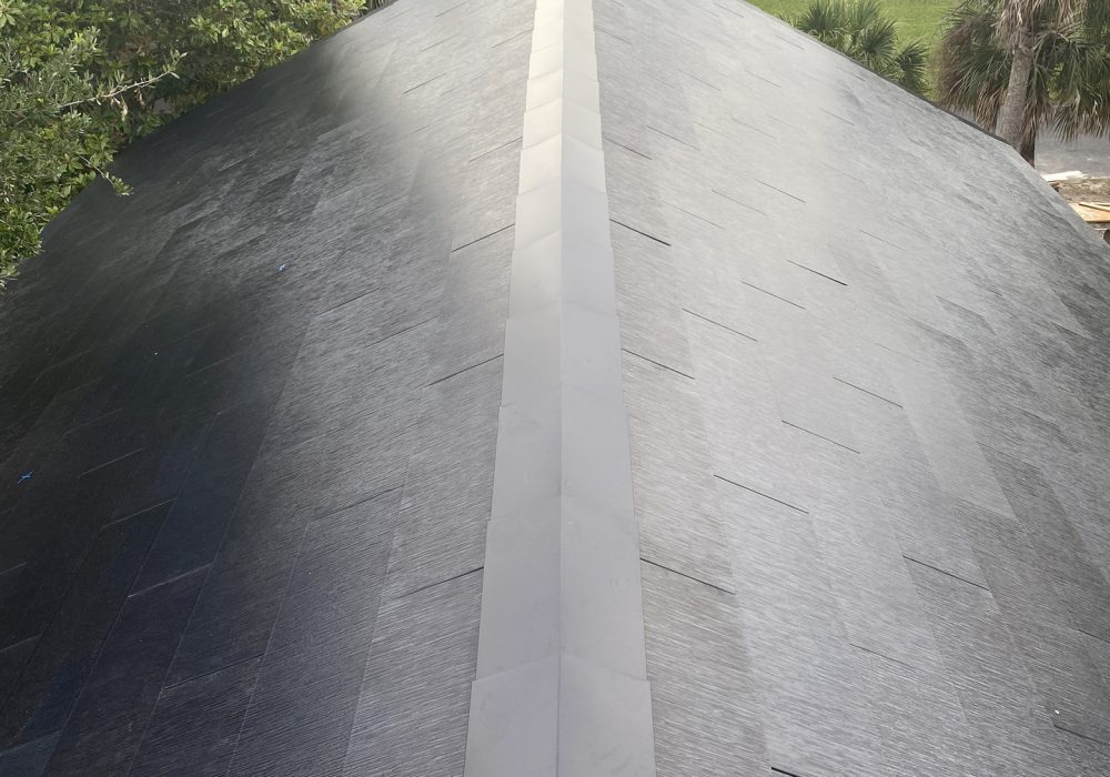 Solar roof installation